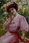 Emile Vernon Pretty In Pink painting